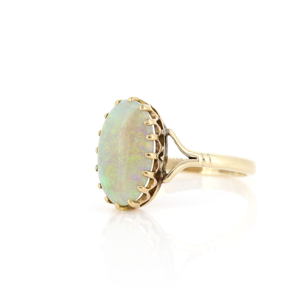 Pre-Owned - Opal Ring With Split Shoulders