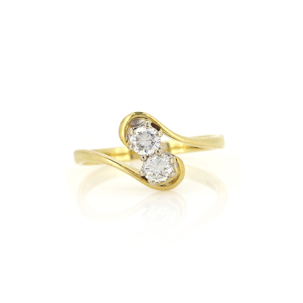 Pre-Owned - Diamond Toi Et Moi Ring