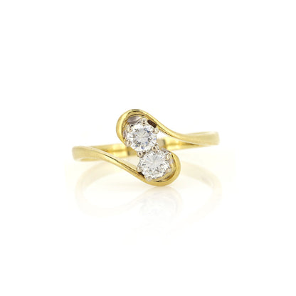 Pre-Owned - Diamond Toi Et Moi Ring Rings