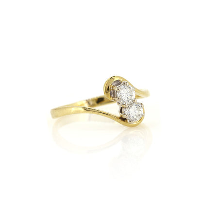 Pre-Owned - Diamond Toi Et Moi Ring Rings