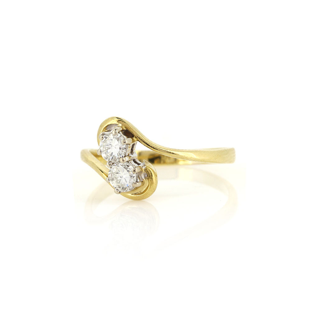 Pre-Owned - Diamond Toi Et Moi Ring