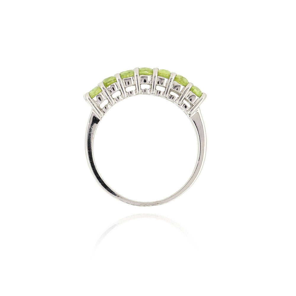 Pre-Owned - Peridot Eternity Style Ring