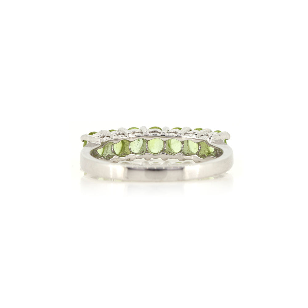 Pre-Owned - Peridot Eternity Style Ring