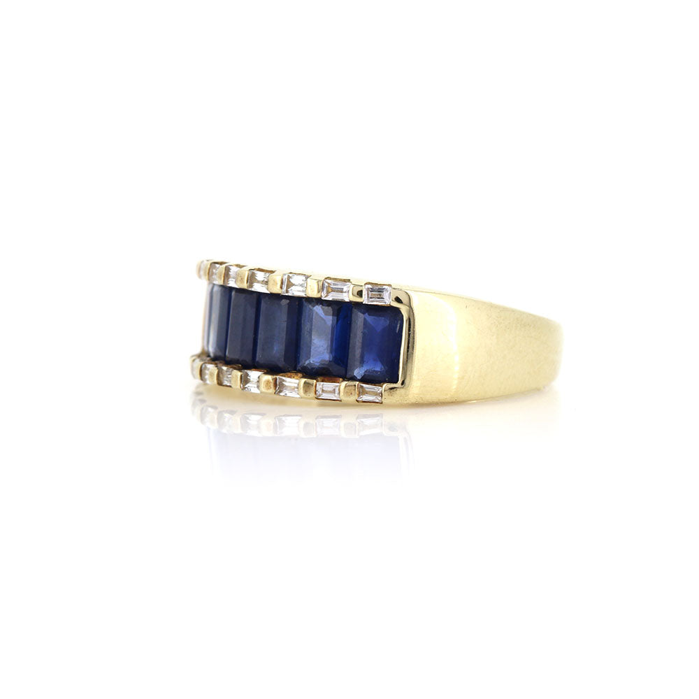 Pre-Owned - Sapphire Eternity Style Ring