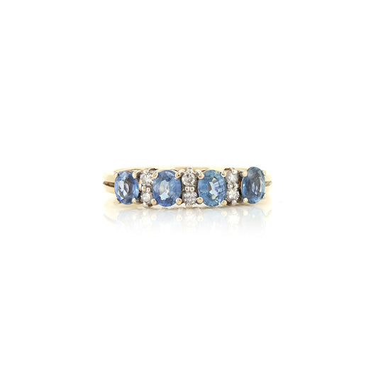 Pre-Owned - Sapphire & Diamond Ring