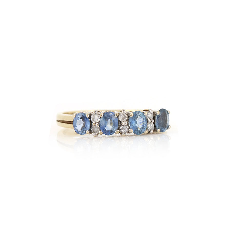 Pre-Owned - Sapphire & Diamond Ring