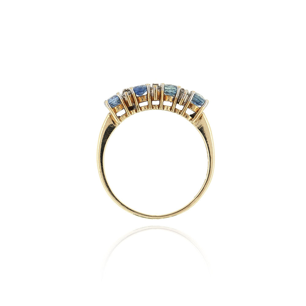 Pre-Owned - Sapphire & Diamond Ring