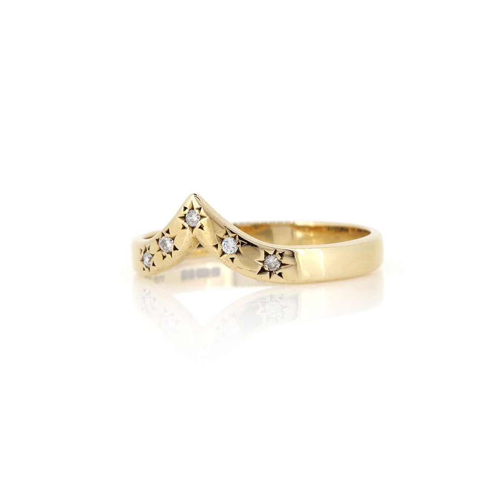 Pre-Owned - Diamond Set Wishbone Ring