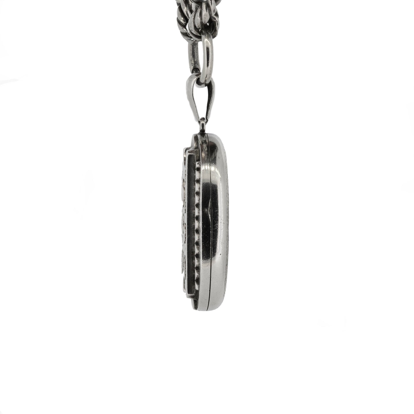 1885 Mid Victorian Adie & Lovekin Silver Locket - Antique