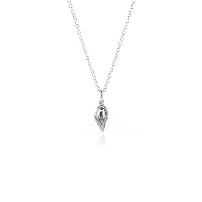 Whelk Shell Necklace - Sterling Silver Necklace