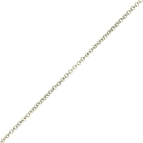 Trace Chain - 9ct White Gold